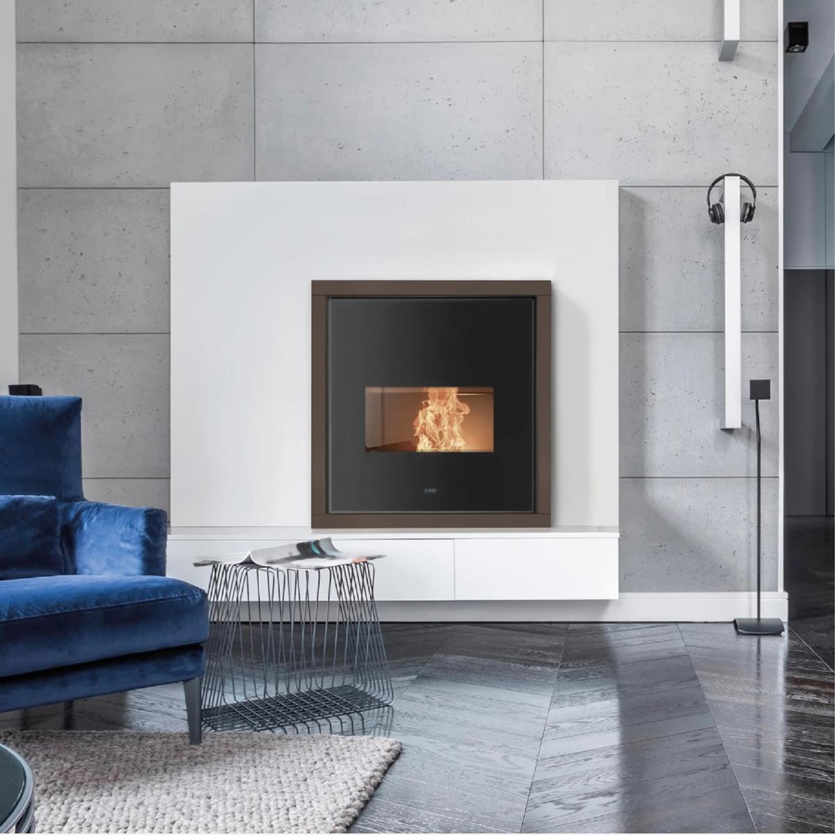 Didatto srl Pellet Fire Place 240s Glass